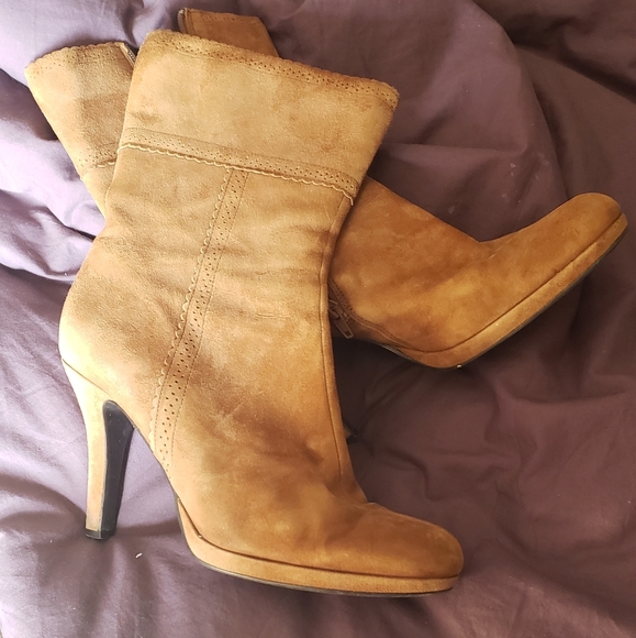 Brown leather bandalino boots - Picture 8 of 8